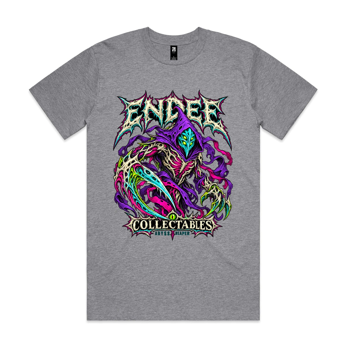 Endee Abyss Reaper Graphic T-Shirt, front
