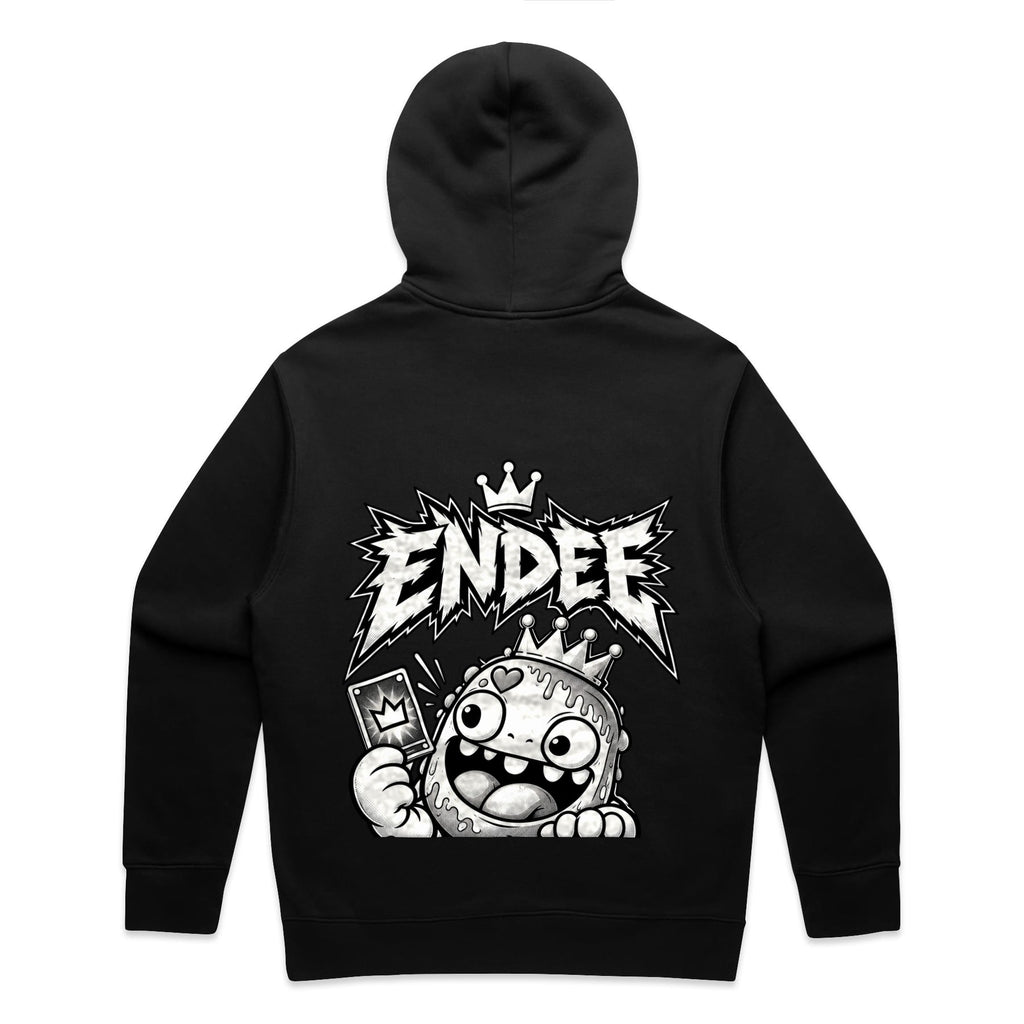 Endee Signature Relaxed Hoodie – Black | Endee Collectables, back