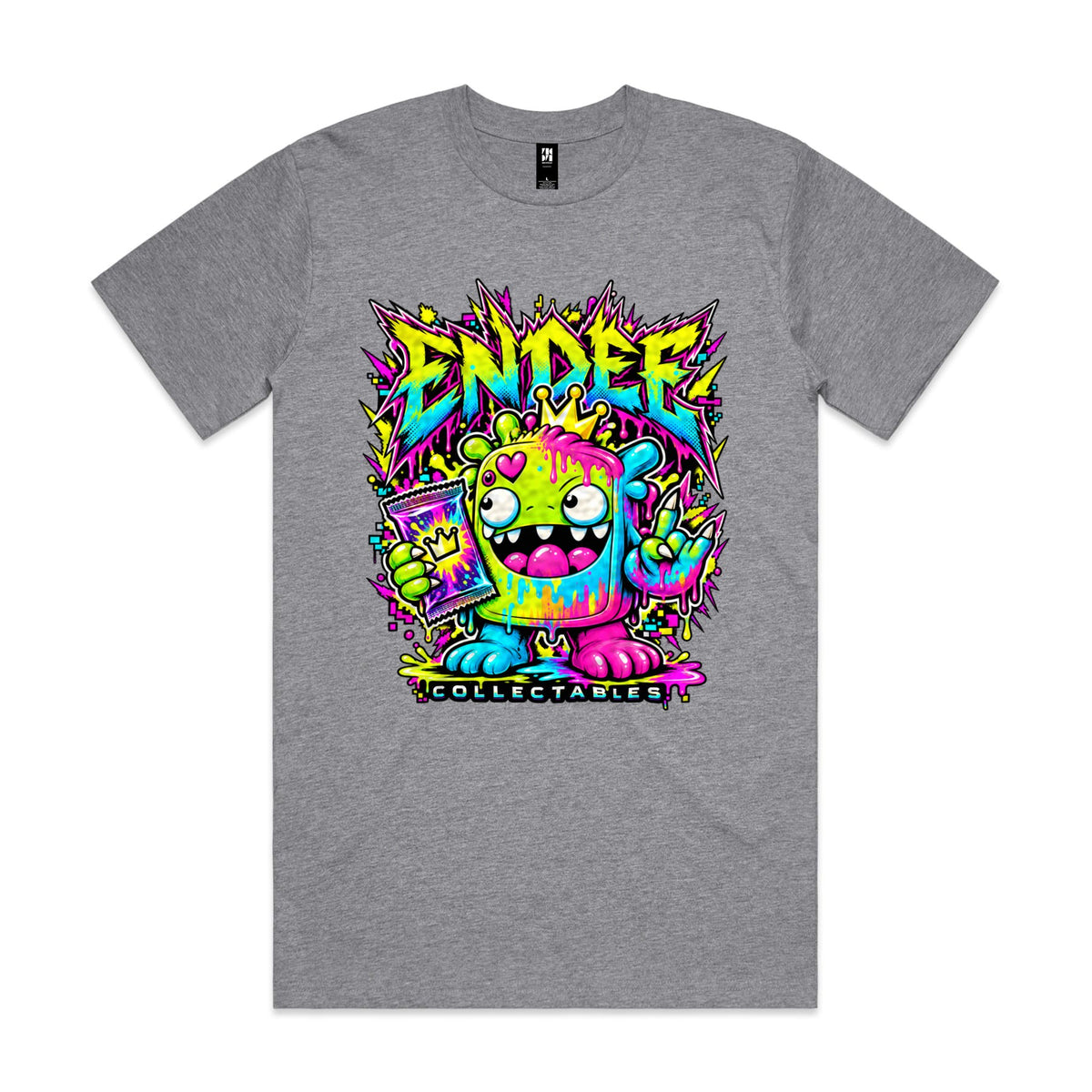 Endee Monster Graphic T-Shirt, front