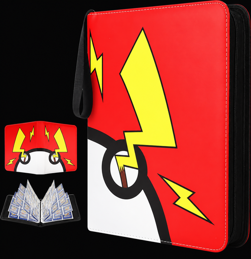 9-Pocket Trading Card Binder — Red