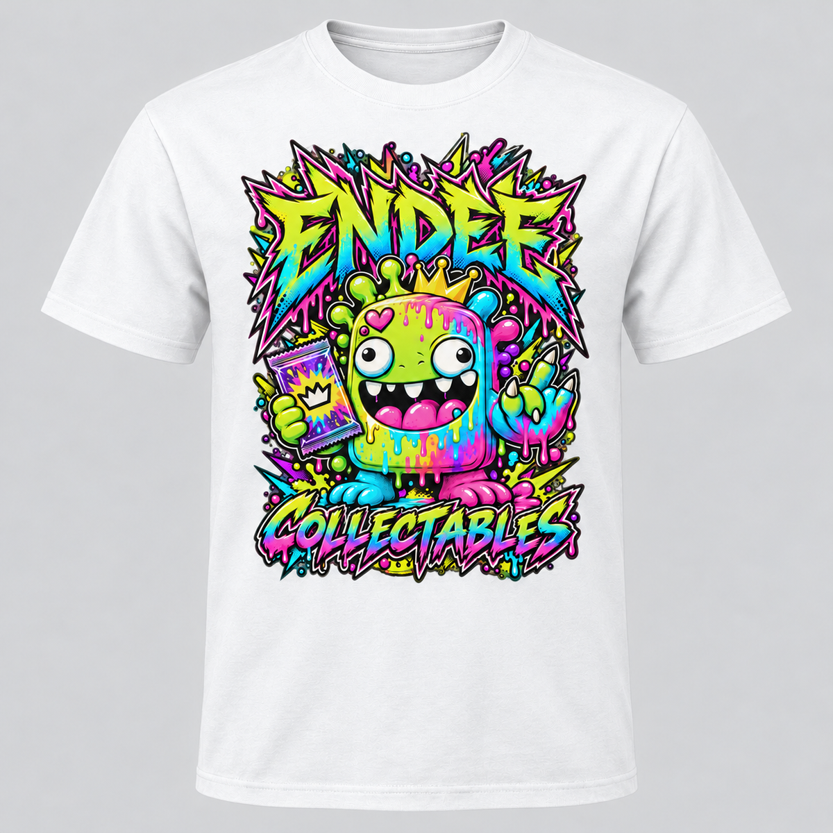 Endee Monster T-shirt in white