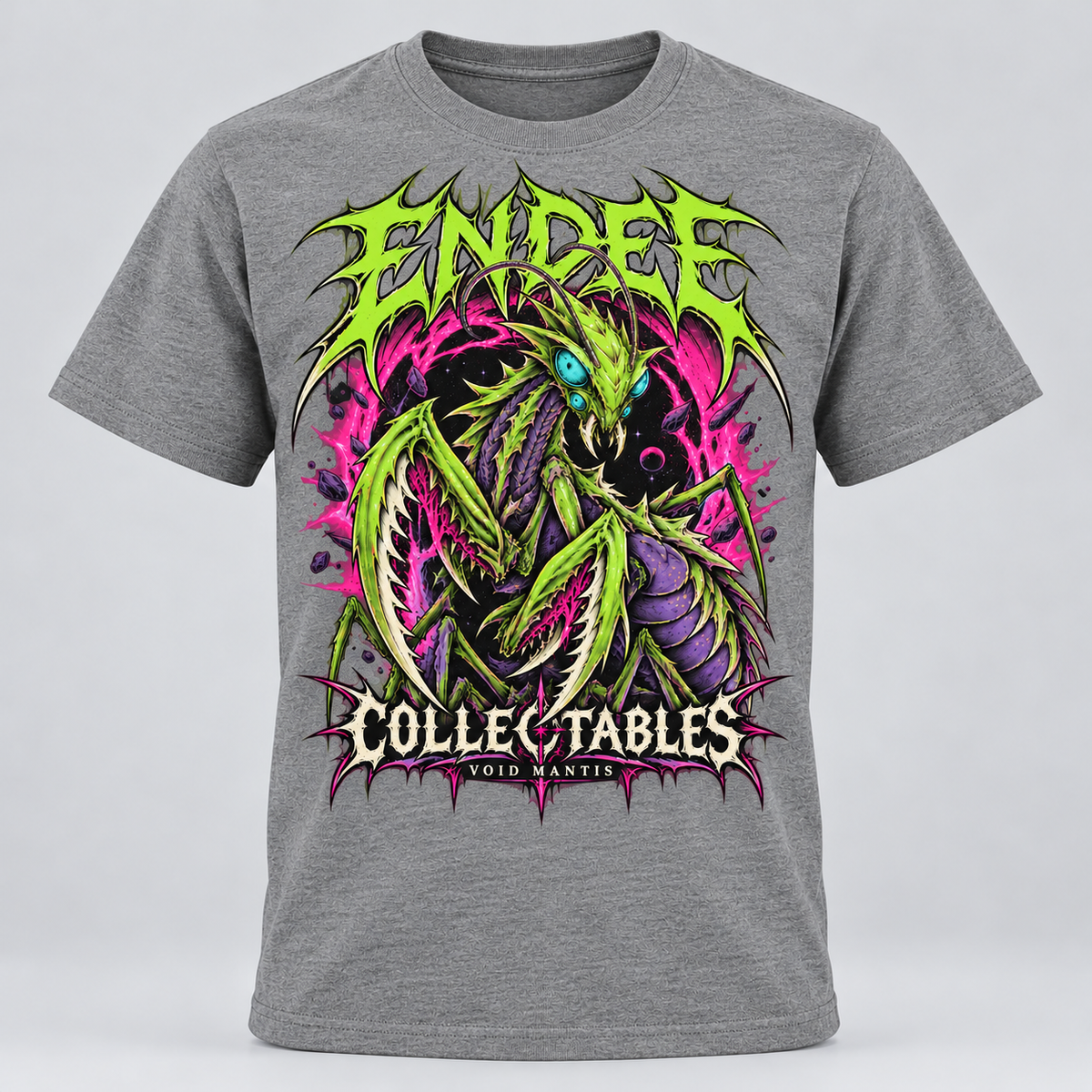 VoidMantis T-shirt in grey