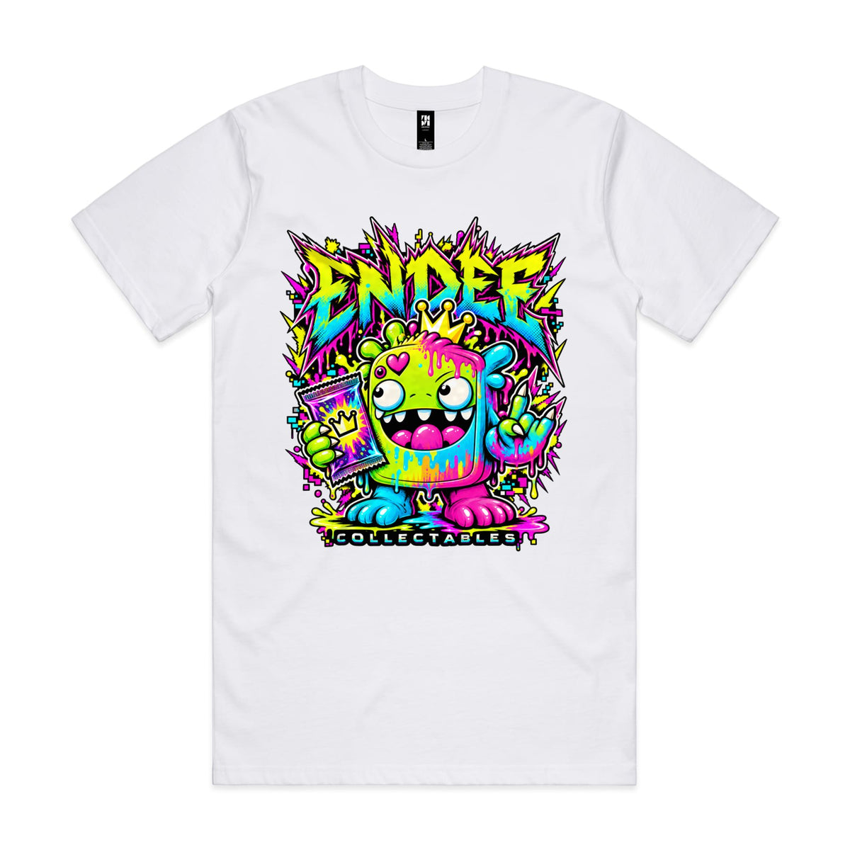 Endee Monster Graphic T-Shirt, front