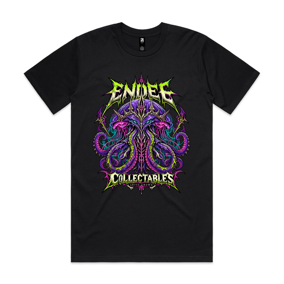 Endee Abyss Crown Graphic T-Shirt, front