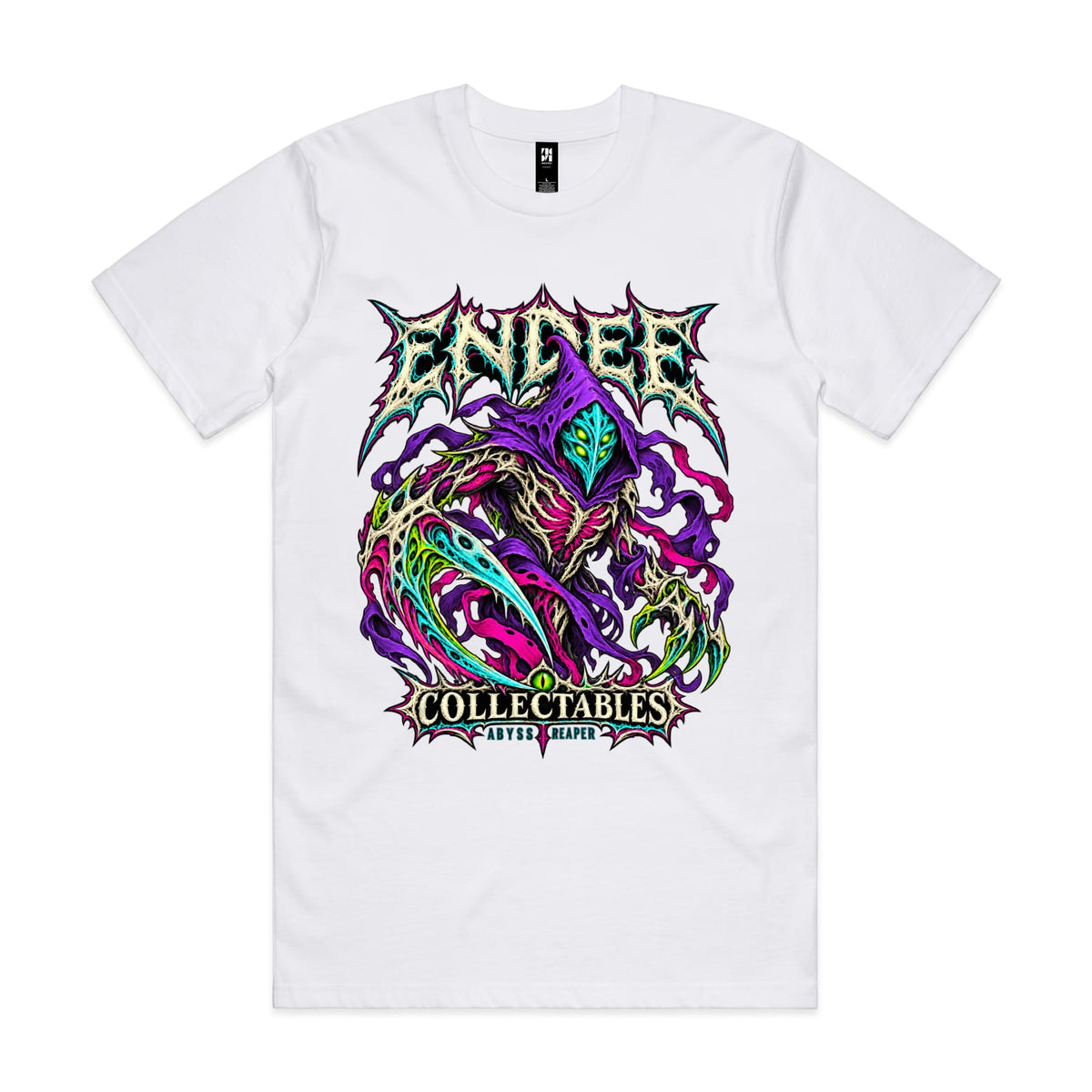 Endee Abyss Reaper Graphic T-Shirt, front